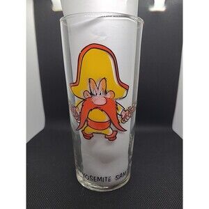 YOSEMITE SAM  Glass 1973 Pepsi Collector Series Warner Brother 16OZ  B17